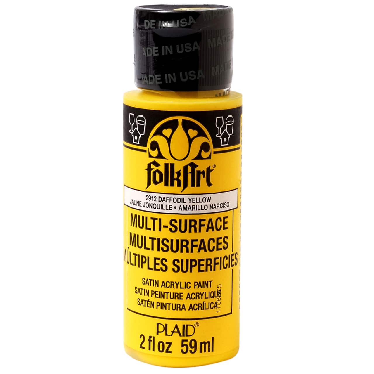 12 Pack: FolkArt® Multi-Surface Satin Acrylic Paint, 2oz.